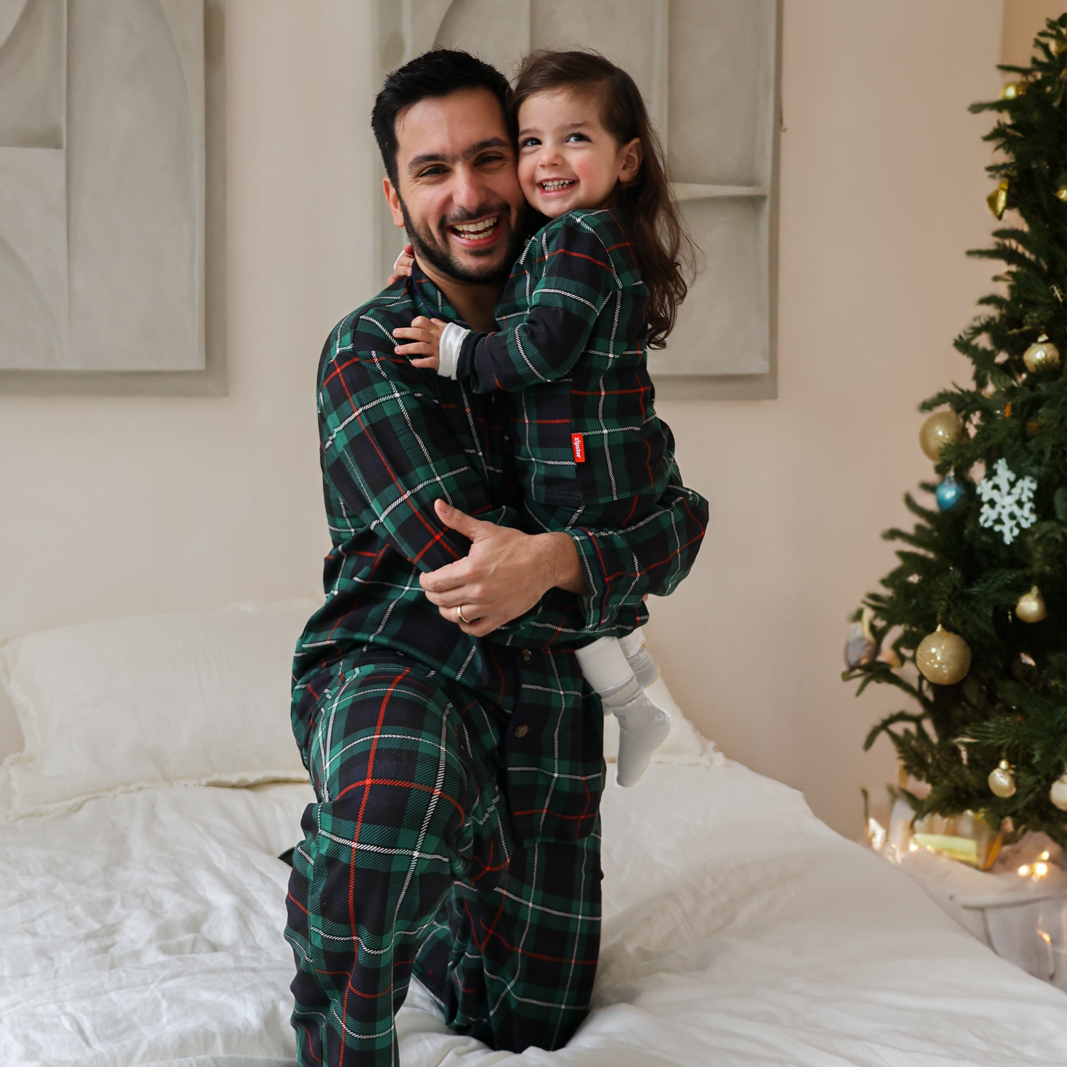 Pyjamas Set Tartan för barn