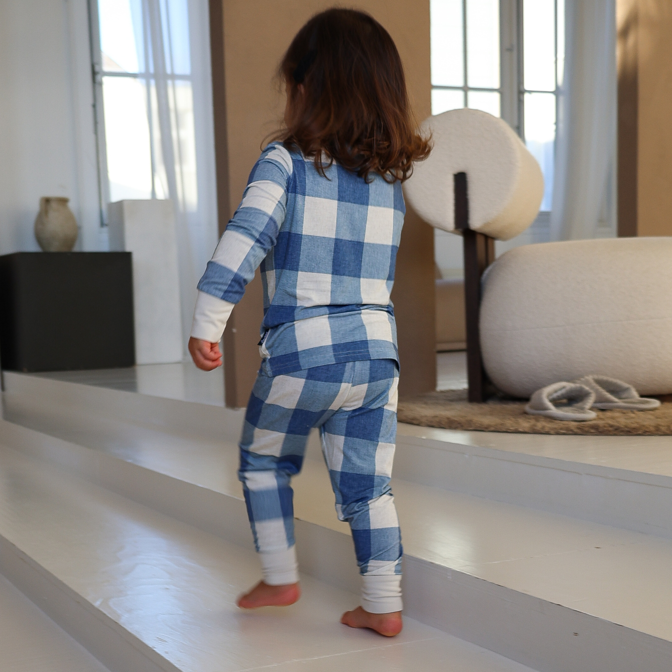 Pyjamas-sæt til børn Bondegårds-tern