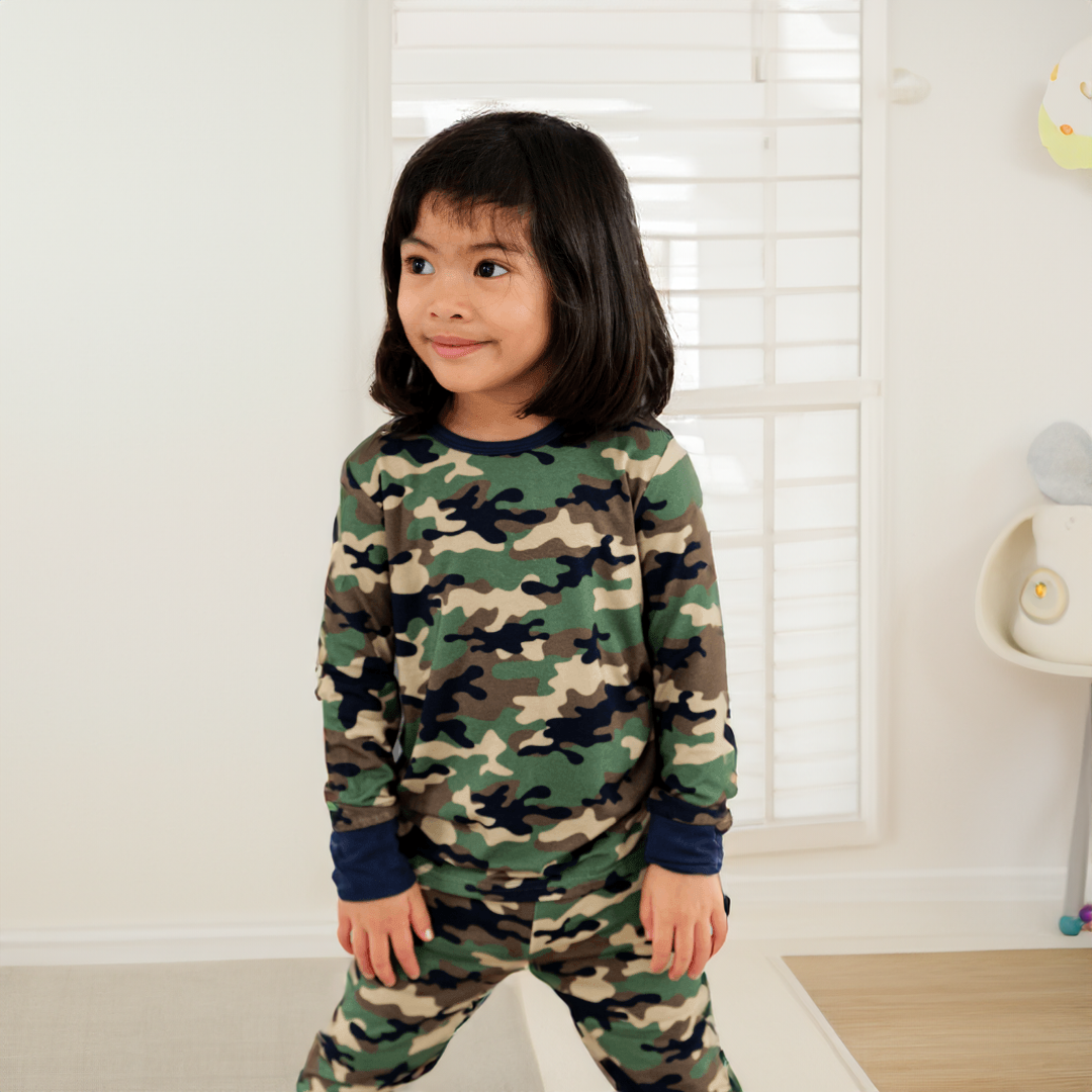 Pyjamas-sæt til børn Camo